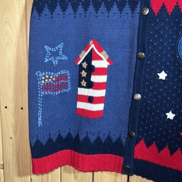 The Quacker Factory July 4th Vest 1X - Picture 6 of 8